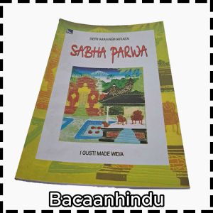 Buku Seri Mahabharata Sabha Parwa Agama Hindu I Gusti Made Widia