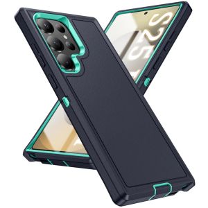 Shockproof Armor Symmetry Series Case For Samsung S25 Ultra S24 Plus S23 S22 S21 S20FE Ott Hard PC+TPU box Stand Protect Cover