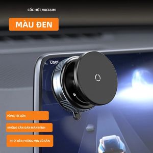 360 ° Giá Đỡ Điện Thoại Ô Tô Hút Từ Tính Chân Không Xoay Đa Năng Tương Thích Với Sạc Không Dây Magsafe Tương Thích Với Các Thiết Bị Di Động