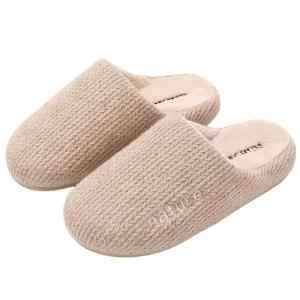 BAIMUQINGCHEN | Womens Fashionable Slipper Faux Fur Home and Outdoor Non-slip Soft Sole