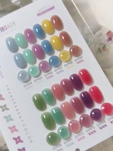 Bộ Sơn Gel Móng Tay Spring Nail Jelly Dopamine 12ml 1-12 Lọ Làm Khô Bằng Đèn UV/LED Quà Tặng Dành Cho Nữ Bộ Dụng Cụ DIY Màu Sắc Phổ Biến Cho Tiệm Nail Dịp Lễ Hội