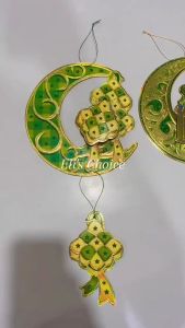 Gantungan Idul Fitri Gambar Bulan Sabit Hiasan Hari Raya Lebaran Gantungan Masjid Ketupat Bintang