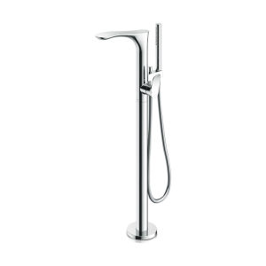 Floor-standing Freestanding Hot and Cold Bathtub Faucet Set