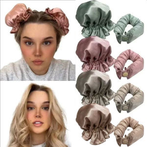 Heatless Gậy uốn xoăn thiết lập không dùng nhiệt Máy uốn tóc lụa lọn tóc tóc mềm Con lăn Băng đầu ngủ dụng cụ uốn tóc dụng cụ tạo kiểu