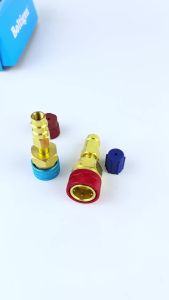 R1234YF To R134A Quick Coupler Conversion Kit Refrigerant Recharge Kit R1234yf Adapter Kit for Automotive Air Conditioning