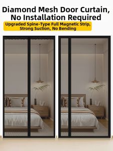 Rèm Cửa Chống Muỗi Tự Đóng Có Dính Từ