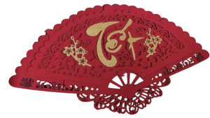 Quạt trang trí tết