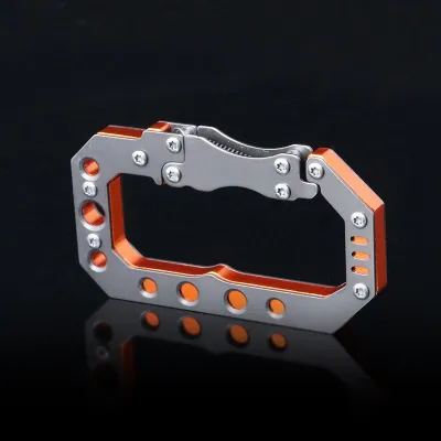 Outdoor Quick Release D-Shaped Buckle Key Backpack Carabiner Climbing Equipment Lock Buckle Multi-Functional EDC Buckle