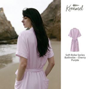 KRRAMEL | High-End Quick-Dry Womens Bathrobe