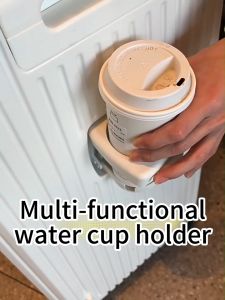 SAFARI 26/24/20 inch Large-capacity luggage with USB interface aluminum frame thicken suitcase with water cup holder multi-functional trolley case universal wheel widen luggage anti-scratch travel luggage