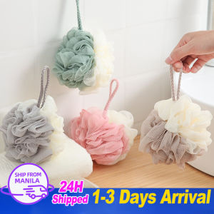 Large Size Shower Ball Foaming Sponge Body Exfoliating Scrubber Back Deep Cleaning Brush Bath Soft Mesh Puff Bubble Ball Skin Care Bathing Accessories