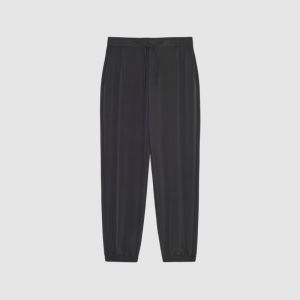 ICICLE | Silk Elastic Cuffed Trousers