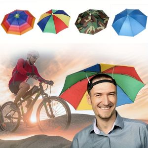 Có Thể Gập Lại Di Động Mũ Dù Chống Nước Ngoài Trời Tấm Che Nắng Câu Cá Cắm Trại Đi Biển Mũ Người Lớn Không Tự Động Ô Nhựa