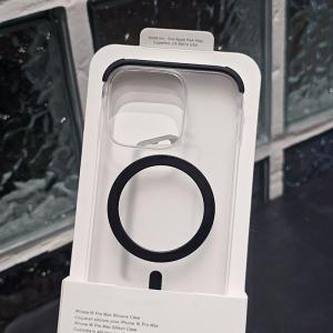 Magnetic Thin Transparent Frosted Phone Case for 16ProMax 15Pro 14PM I13 Half Cover Skin Feel 12 Protective Cover 16Plus Ultra Thin