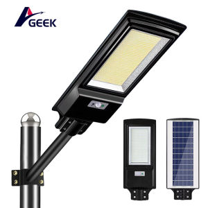 GEEK 1500W solar street light LED solar outdoor light with remote wireless integrated automatic sensing solar light