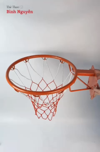 Khung vành bóng rổ TẶNG LƯỚI cho banh bóng rổ số 35 6 số 7 tập luyện thi đấu sơn tĩnh điện Hàng tốt