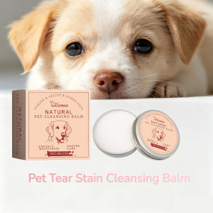 YEGBONG | 30g Pet Tear Stains Remover Balm Tear Marks Removal Dog Eye Stain Cleaning Gentle Non-Irritating Dogs Cats Eye Cleaner Cream