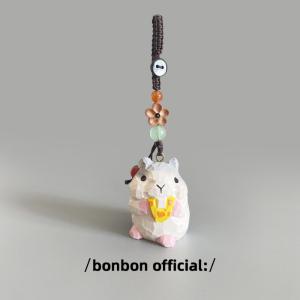 Wood Carving Mouse Zodiac Keychain Backpack Bag Pendant Car Key Holder Friend Birthday Gift Creative Cultural Gift