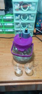 Bình rót rượu tự động thủy tinh 1 lít