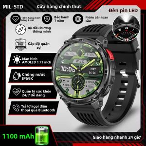 Đồng Hồ Thông Minh T-Rex3 Ultra 1100mAh GPS Tracker La Bàn Đồng Hồ Quân Sự Thể Thao Chống Nước IP69K Với Tính Năng Theo Dõi Sức Khỏe & Giấc Ngủ Nhắc Nhở Tin Nhắn