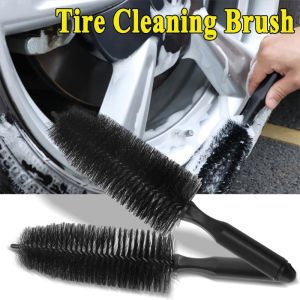 Car Wheel Tire Wash Cleaning Brush Car Rim Scrubber Cleaner Duster Handle Car Tyre Cleaning Detailing Brushes Car Cleaning Tools