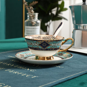 Elegant Bone China Tea Set with Saucer