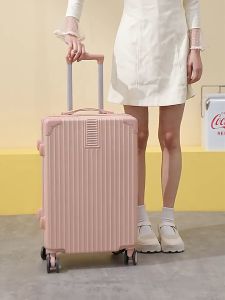 Laoshidaishu Koper 24 Inch jumbo 22 inch Kabin Bagasi Koper Tas Travel Polo besar anak perempuan 20 inch kabin