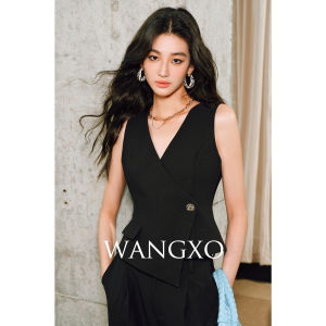 Bộ Đồ Công Sở Mát Mẻ Wangxo Với Họa Tiết Lụa Sáng Dễ Thương Quần Dài Gấp Một Lần Quần Áo Công Sở Thời Trang Cho Nữ