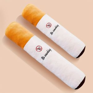 Cigarette Design Pet Plush Toy "No Smoking" Pet Plush Cigarette ShapeToy Cool Dogs Relaxing Toys For Dogs And Cats