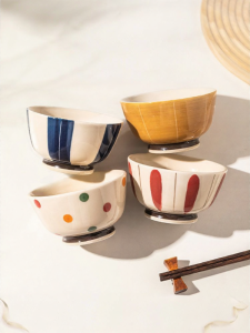 MODERN SWEETHOME | Aesthetic Personal Use Japanese Style Underglaze Color Bowl