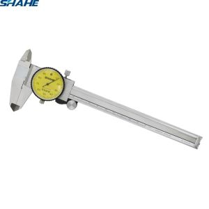 SHAHE 150mm 6 Inch Precision Dial Caliper Dial Vernier Caliper Micrometer Gauge Dial Caliper 0.01mm