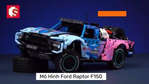 Đồ Chơi Lắp Ráp Kiểu Lego Mô Hình Xe Bán Tải Địa Hình Offroad Ford F150 Svt Raptor Model S715006 Với 1300+ PCS