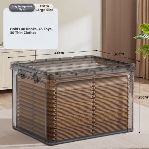 Transparent Large Capacity Storage Box Thick
