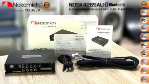 ชุดปรับแต่งจูนระบบเสียง DSP PROCESSOR ยี่ห้อ NAKAMICHI แท้!! มีใบรับประกัน รุ่น NDSK4265AU 31 BAND ปรับจูนจากมือถือและโน๊ตบุ๊ค