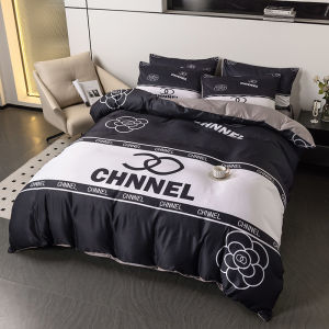 New 2025 Washed Silk Four-Piece Bedding Set Luxury Light Elegant Ice Silk Bedding Duvet Cover Sheet Bed Canopy Chinese Style
