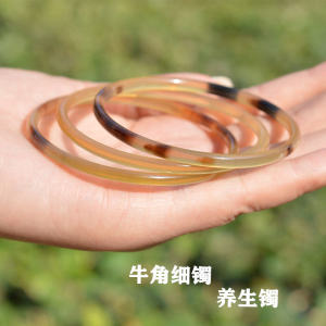 สร้อยข้อมือหญิงทรงกลมสไตล์ชาติพันธุ์แท้จากเนื้อกระดูกโคใหญ่ธรรมชาติ ของขวัญวันเกิด ของขวัญวันวาเลนไทน์