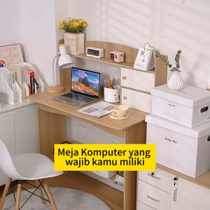 Meja Belajar Anak Meja Tulis Anak Meja Kamar Tidur Dengan Rak Buku Meja Komputer Siswa