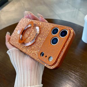 เคสโทรศัพท์ไอโฟน13 14 15 16 17 Pro Max Plus 16e เคสอากาศ17 [ขาตั้งโทรศัพท์แม่เหล็กที่มองไม่เห็น] ผู้หญิงหญิงสาวหยักสีรุ้งแบบบางเคสสำหรับ Apple iPhone 17 Pro Max 6.9"