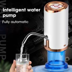 【การจัดส่งท้องถิ่น】ปั๊มน้ำไฟฟ้าขนาดเล็กเครื่องจ่ายปั๊มน้ำกระบอกน้ำปั๊มน้ำแบบลำกล้องขนาดเล็กสวิตช์ขวดแบบพกพาอัตโนมัติชาร์จ USB