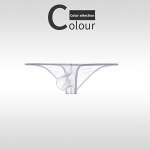 AEEEYEEE | Mens Ice Silk Transparent Low Rise Briefs