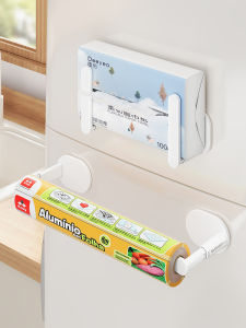 ชั้นวางกระดาษเช็ดหน้ามีแม่เหล็ก ชั้นวางฟิล์มกันเสีย ชั้นวางกล่องฟอยล์ ชั้นวางอเนกประสงค์ ไม่ต้องเจาะ ชั้นวางอเนกประสงค์สำหรับห้องเย็น