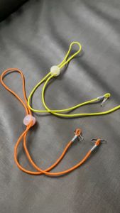 M4 (พร้อมส่ง) สายคล้องหน้ากาก สายคล้องแมส แบบเส้นกลม ใช้ห้อยแมส ปุ่มหลากสี รูดปรับระดับได้ ไม่หน่วงใส่สบาย แข็งแรง