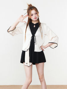 ชุดว่ายน้ําผู้หญิง Tagkita ขนาดใหญ่: สไตล์ลําลองพร้อมแผ่นรองหน้าอกแขนยาวเหมาะสําหรับเด็กหญิงและผู้หญิงขนาดบวก