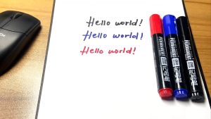 VSPH Quick-Dry Permanent Waterproof Marker Red Blue Black