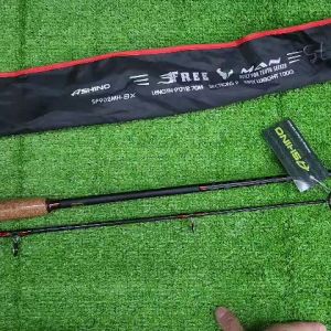 Cần Câu Cá Ashino Free Man Cần 2 Khúc Máy Đứng Phôi Carbon Xoắn Thân Rỗng Cán Gỗ Dòng Mới 2m1 2m4 2m7 3m0
