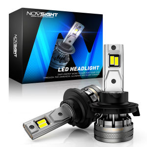 Novsight N37 H13 LED Headlight Bulbs Kit 120W 22000LM 6500K Super Bright LED Lights for Car High/Low Beam Plug&Play 2Pcs 1 Year Warranty Free Shipping