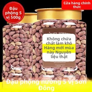 Đậu Phộng Tỏi Nướng Không Dầu Có Vị