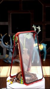 ZHIKE Casing Ponsel Kaca Tempered Dua Sisi Casing Pelindung Magnetik Transparan Anti-mengintip HD Cocok untuk iP12/Max/Pro/Mini Bingkai Logam Campuran Aluminium Kaca 9H