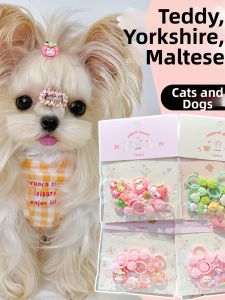 Pet Hair Tie Head Decorations for Small Dogs