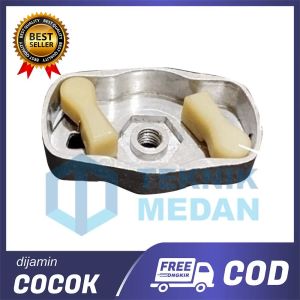BG328 Poli Starter Mangkok kuku engkol dobel Tarikan Engkol Mesin Potong Rumput 2Tak 328 pawl Pully Puli Poli Starter